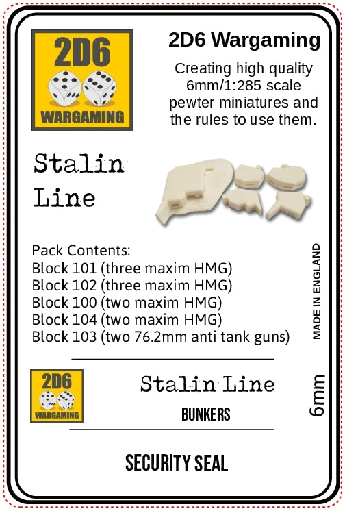 Stalin Line Bunkers Set 1