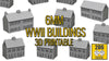 6mm WW2 Buildings - 3D Printable