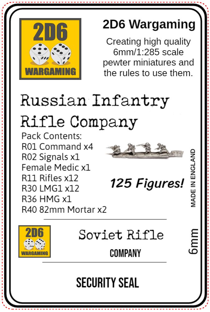 Sov Inf Rifle Company PACK