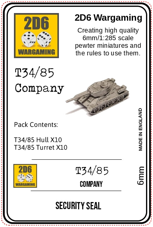 Sov T34/85 Company PACK