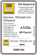 Ger Inf German Volkssturm Infantry Company PACK
